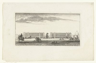 Utsikt över Place Louis XV i Paris Vues de Paris (serietitel) Views of Paris (serietitel) av Jeanne Françoise Ozanne