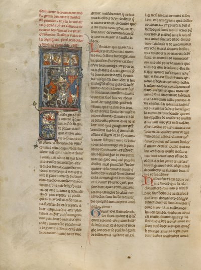 En turnering före slottet Pucelles av Jeanne de Montbaston