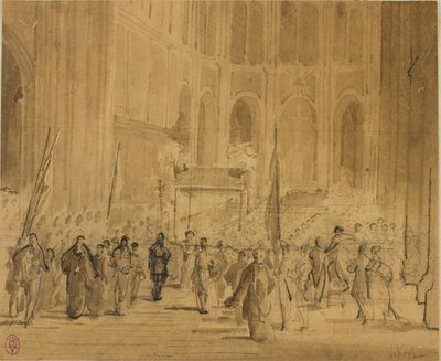 Kröning av en prins av Jehan Georges Vibert