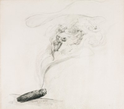 I Smoke, 1800-talet. av Jehan Georges Vibert