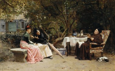 Tillrättavisningen, 1874. av Jehan Georges Vibert