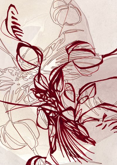Eleganta botaniska linjer av Jenja Braun