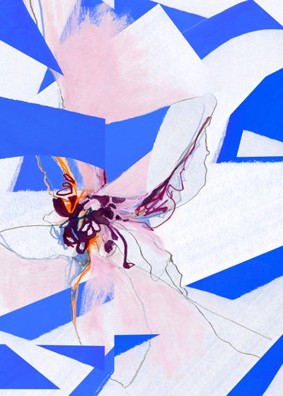 Levande blomstergeometri av Jenja Braun