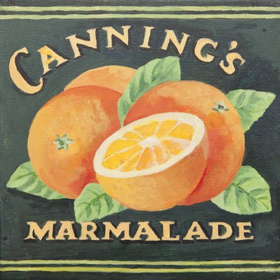 Cannings etikett för marmeladburk (akryl) av Jennifer Abbott