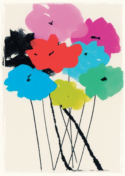 Bright Bunch, 2015 (blandade media) av Jenny Frean