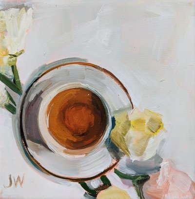 Blommor och te av Jenny Westenhofer