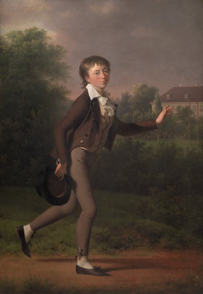 En springande pojke. Markus Holst von Schmidt av Jens Juel