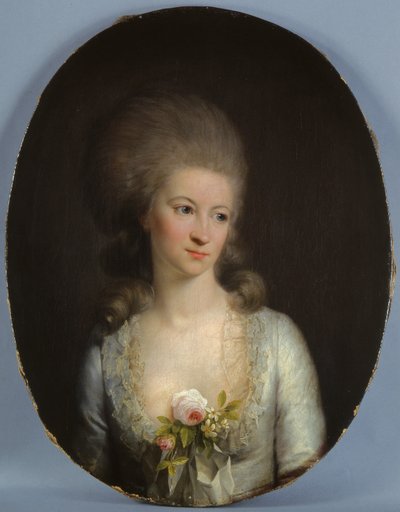 Porträtt av Eleonore V. Hennings av Jens Juel
