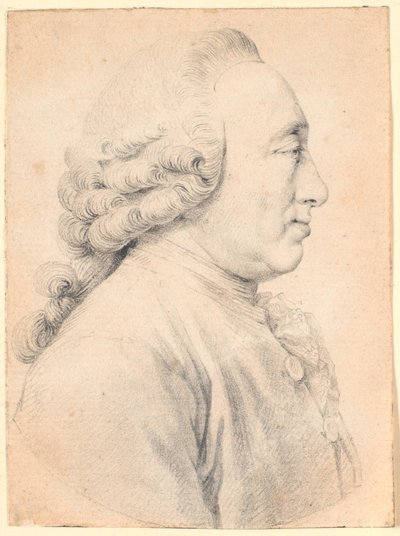 Porträtt av den schweiziske naturforskaren och filosofen Charles Bonnet (1720-93) av Jens Juel