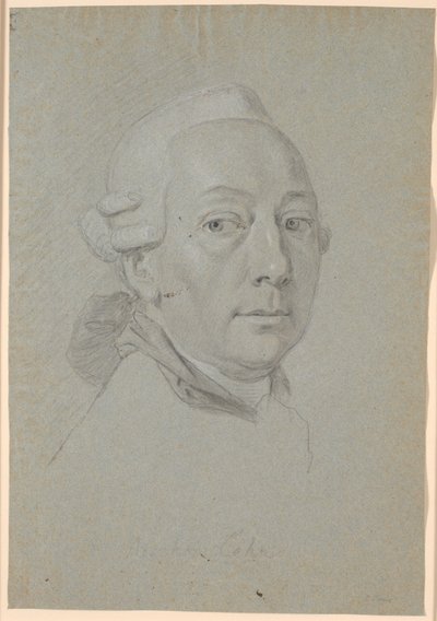 Studie till porträttet av Poul Abraham Lehn av Jens Juel