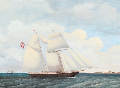Skonaren "Adolphine" av Jens Thielsen Locher