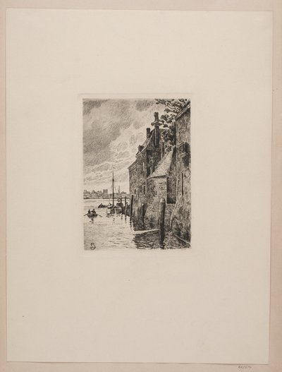 Gamla hus i Dordrecht av Jensen