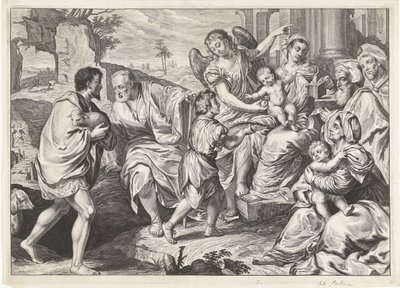 Den heliga familjen i andras sällskap av Jeremias Falck