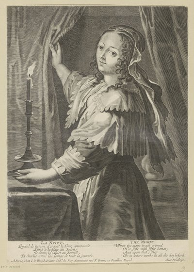 Natt La Nvict. The Night (titel på objekt) Fyra halvdagar (serietitel) av Jeremias Falck