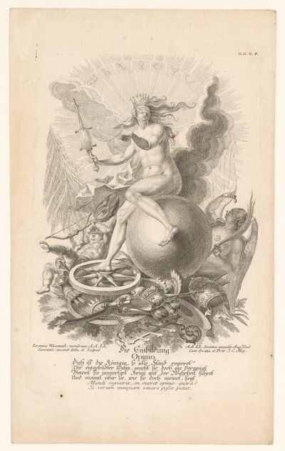 Allegori om falsk tro (Opinio) Die Einbildung / Opinion (titel på objekt) Allegorier (serietitel) av Jeremias Wachsmuth