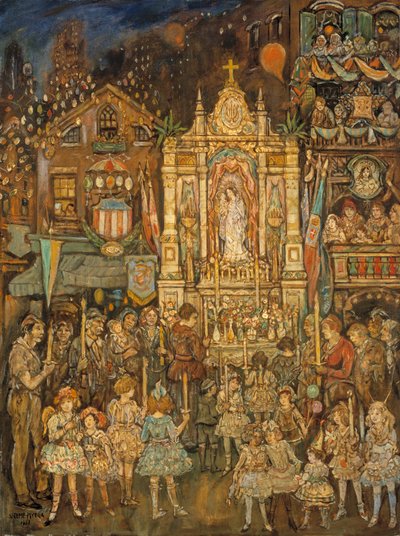 Street Shrine, 1931. av Jerome Myers