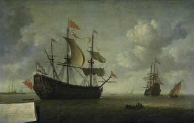 Ankomsten av den kungliga Charles Ankomsten av det engelska flaggskeppet 
