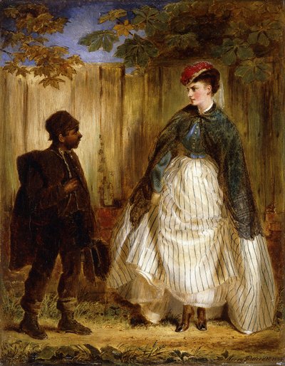 Too Close for Comfort, 1869 av Jerry Barrett
