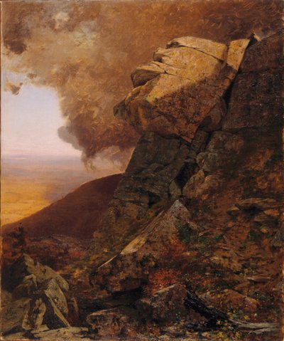 En klippa i Katskills av Jervis McEntee