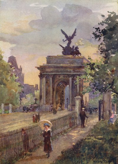 Constitution Hill (färglitografi) av Jessie Currie
