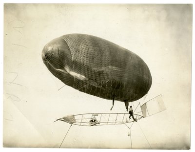 Luftskepp "California Arrow" av Jessie Tarbox Beals