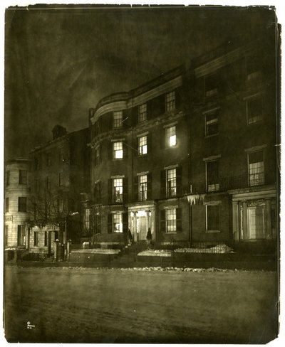 Beacon St, Boston, Ma, USA, ca 1902-10 (foto av gelatinsilver) av Jessie Tarbox Beals