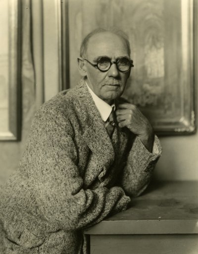 Colin Campbell Cooper konstnär, ca 1905-31 (gelatinsilverfoto) av Jessie Tarbox Beals