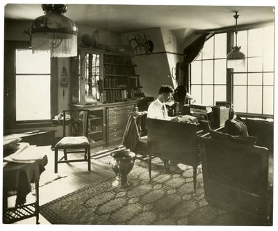 Ernest Thompson Seton, ca 1918 (foto av gelatinsilver) av Jessie Tarbox Beals