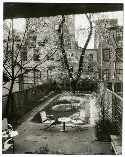 Garden of Mrs W H Wells 265 W 11th av Jessie Tarbox Beals