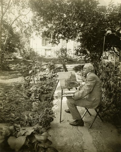 Harry Fenn, konstnär, ca 1905-11 (gelatinsilverfoto) av Jessie Tarbox Beals