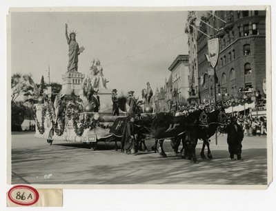 Historisk paradflot nr 53: Frihetsgudinnan av Jessie Tarbox Beals