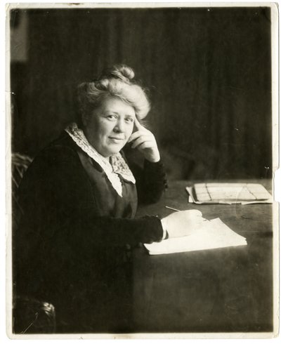 Jane Martin, annonsör, ca 1905-20 (foto av gelatinsilver) av Jessie Tarbox Beals