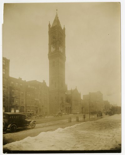 Old South Church, Boston, mässa, USA, ca 1902-10 (foto av gelatinsilver) av Jessie Tarbox Beals