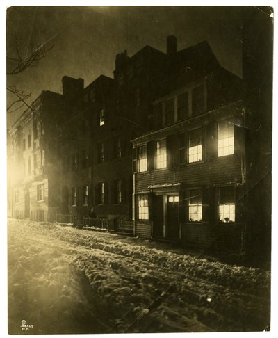 Pinckney Street, Boston, Mass, USA, ca 1902-10 (foto av gelatinsilver) av Jessie Tarbox Beals
