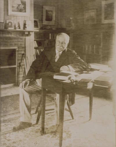 Portrait of William Dean Howells (1837-1920) 1918-20  av Jessie Tarbox Beals