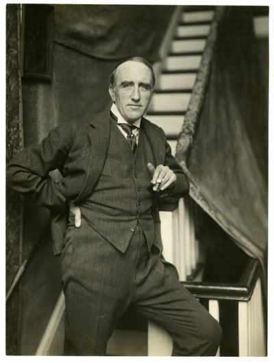Prins Paul Troubetzkoy, skulptör - av Paris & Moskow, ca 1905-06 (foto av gelatinsilver) av Jessie Tarbox Beals