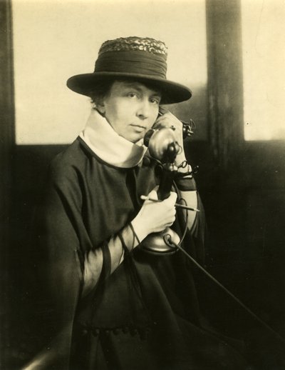 Rachel Crothers dramatiker, ca 1905-18 av Jessie Tarbox Beals