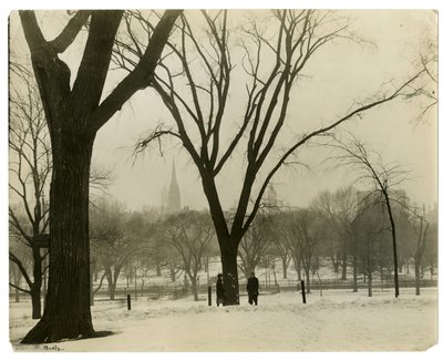 The Common, Boston, USA, ca 1902-10 (foto av gelatinsilver) av Jessie Tarbox Beals
