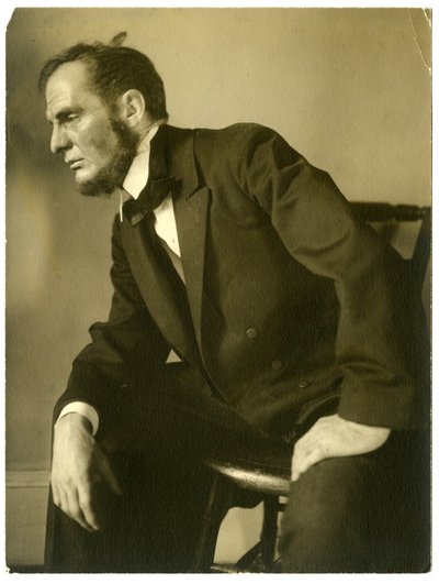 William Raoul från Liberal Club som Abraham Lincoln, c.1905-13 av Jessie Tarbox Beals