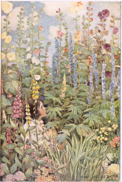 Ett barn i vilda blommor, från 