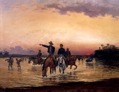 Simon Bolivar (1783-1830) och Francisco de Paula Santander (1792-1840), Colombia av Jesus Maria Zamora