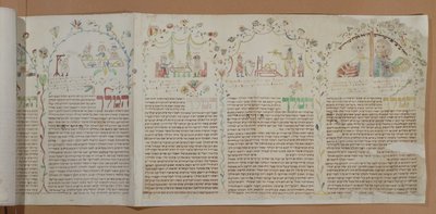Esthers bok, ca 1793 (bläck & wc på papper) av Jewish School