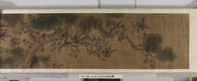 Hundra fåglar (bläck och färger på siden) av Jiang (after) Tingxi