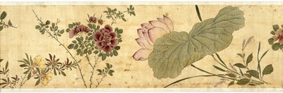 Hundra blommor, 1629 (färg på siden) av Jiayan Chen