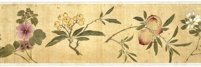 Hundra blommor, 1929 (färg på siden) av Jiayan Chen