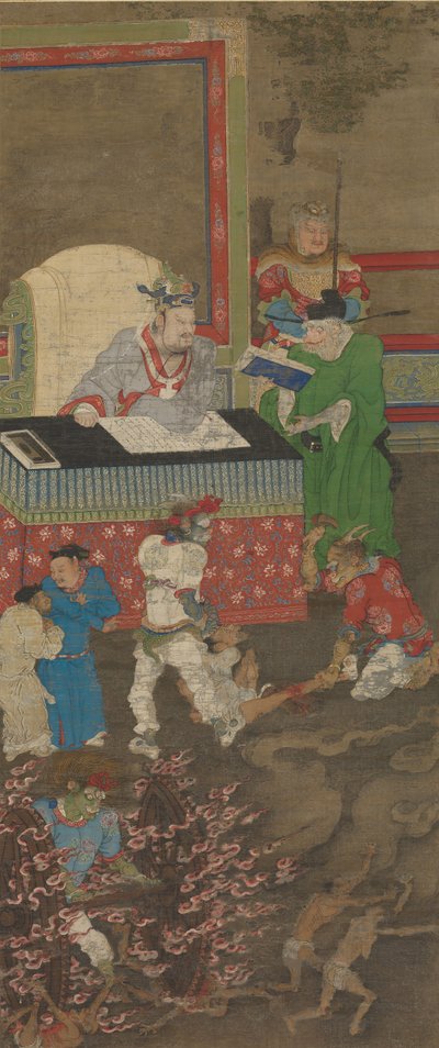 Tio kungar av helvetet, före 1195. av Jin Chushi