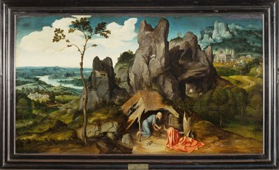 Sankt Hieronymus i öknen - Sankt Hieronymus i öknen ... av Joachim (attr.) Patinir