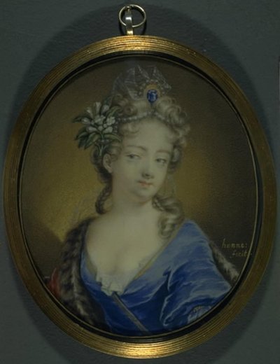 Portrait of Countess Märta Creutz, née Banér av Joachim Henne