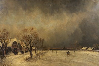 In the Grip of Winter, c.1900 av Joachim Hierschl-Minerbi