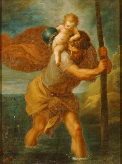 Sankt Kristoffer (målning) av Joachim Patenier or Patinir